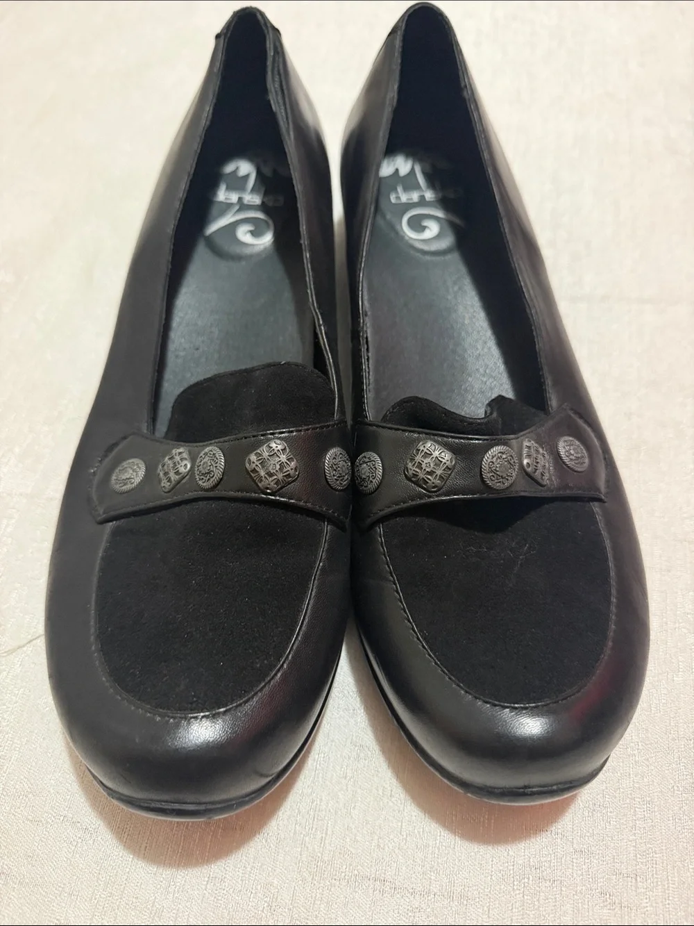 Dansko Olena Women's Black Slip-On Loafers Classic Comfort Vintage Style Size 41